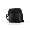 pochette en cuir noire